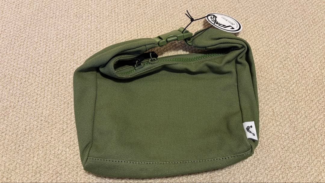 Jonesゴルフ　カートバッグ　ロゴ刺繍付　オリーブ色