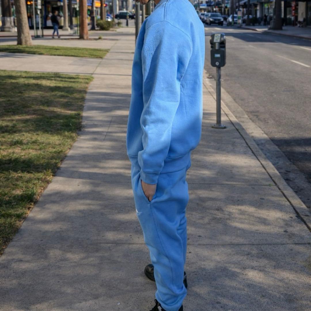 L Nike Sportswear Club フリース セットアップ 水色 上下