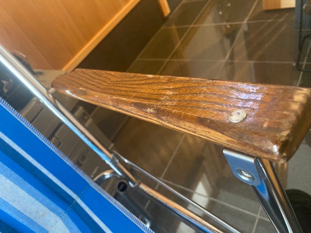 ZIPDEEチェアブルー二脚セット