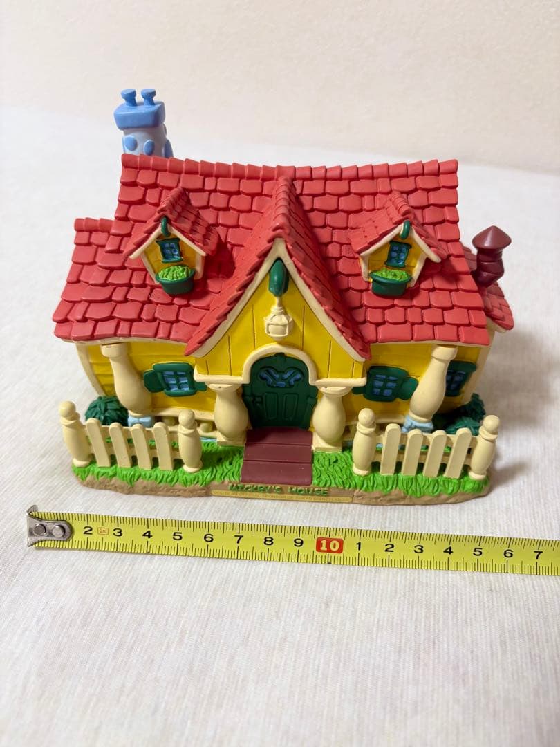【約30年前の非売品、UCC当選品】ミッキー ミニー ドナルドの家 陶器置物