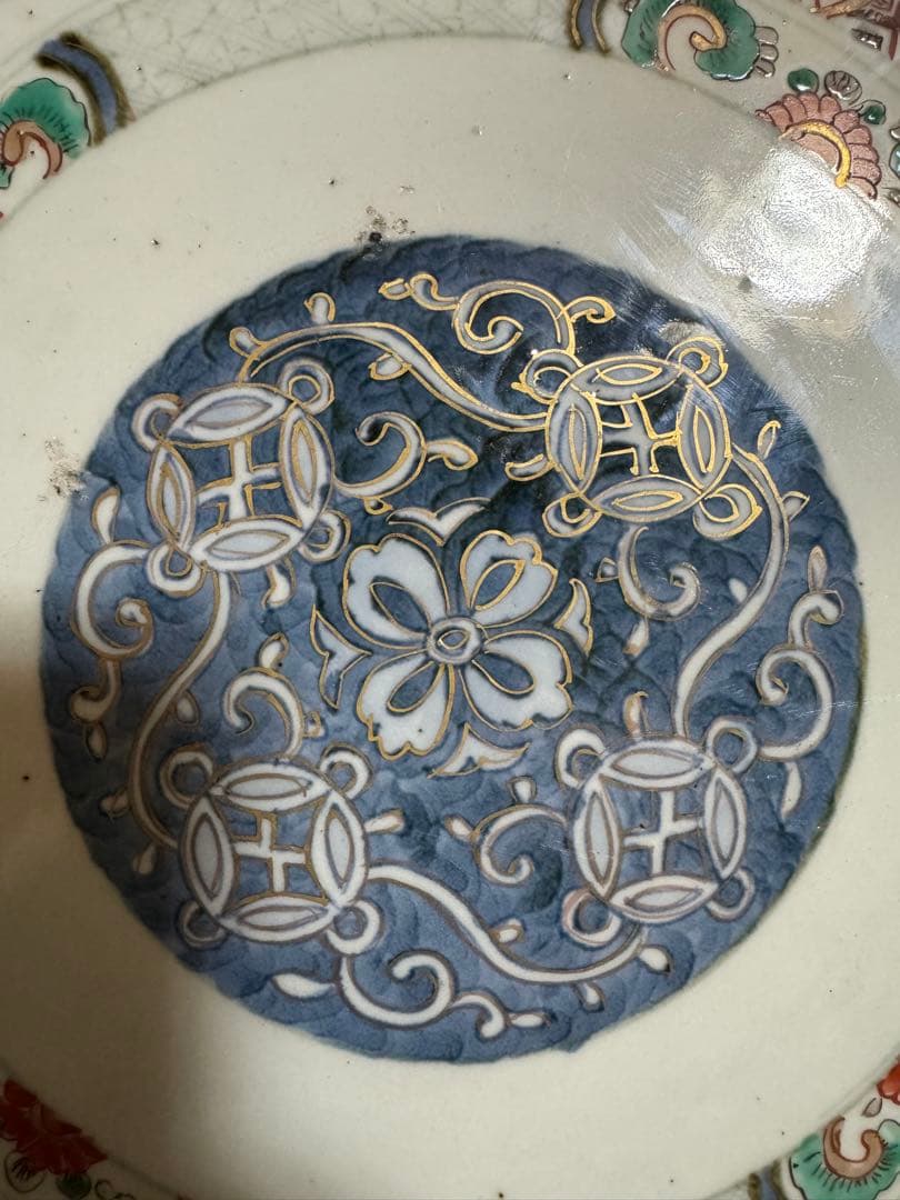 特大大皿！古伊万里　江戸時代　素敵な柄