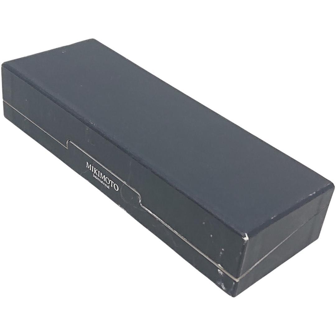 【未使用】MIKIMOTO ボールペン ブルーマーブル マーブルカラー　回転式