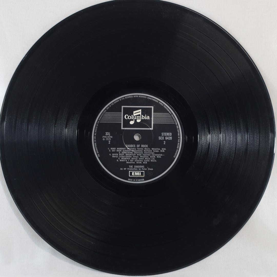 英LP The Shadows Shades of Rock UK盤Stereo
