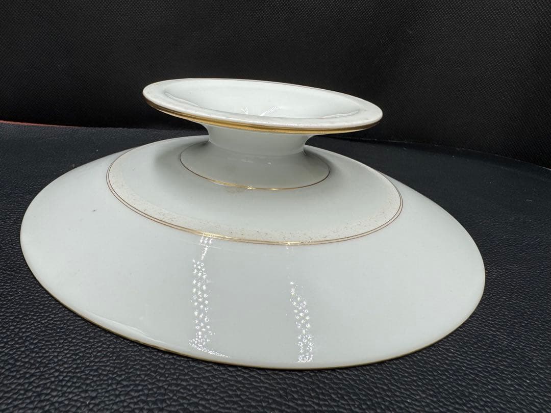 セール‼️フランス　アンティーク　ハンドペイント　バラの柄　高台①