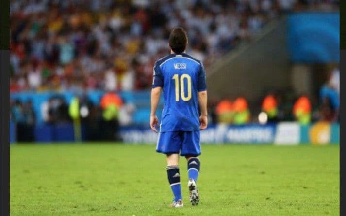 2014年　アルゼンチン代表 アウェイ　メッシ　10番 正規品　当時物