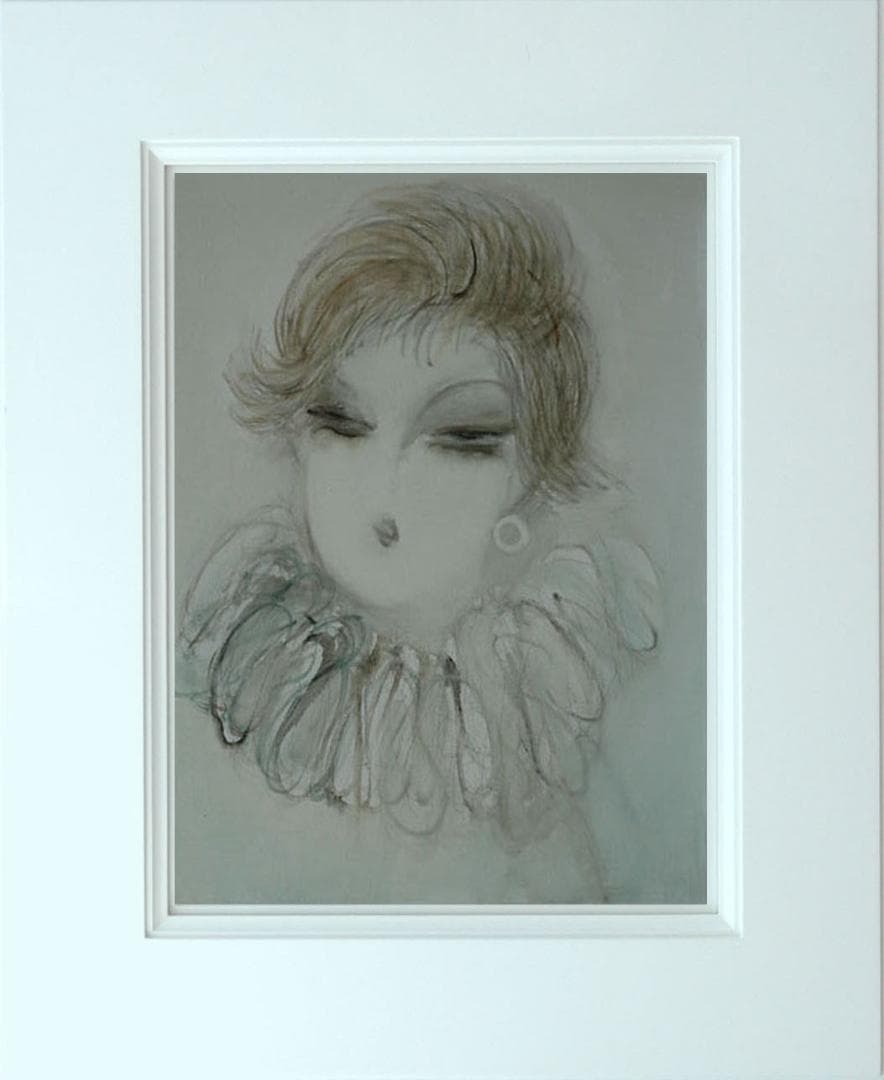 油絵 菅家令子 絵 絵画 インテリア F6-081412 人物 女性像