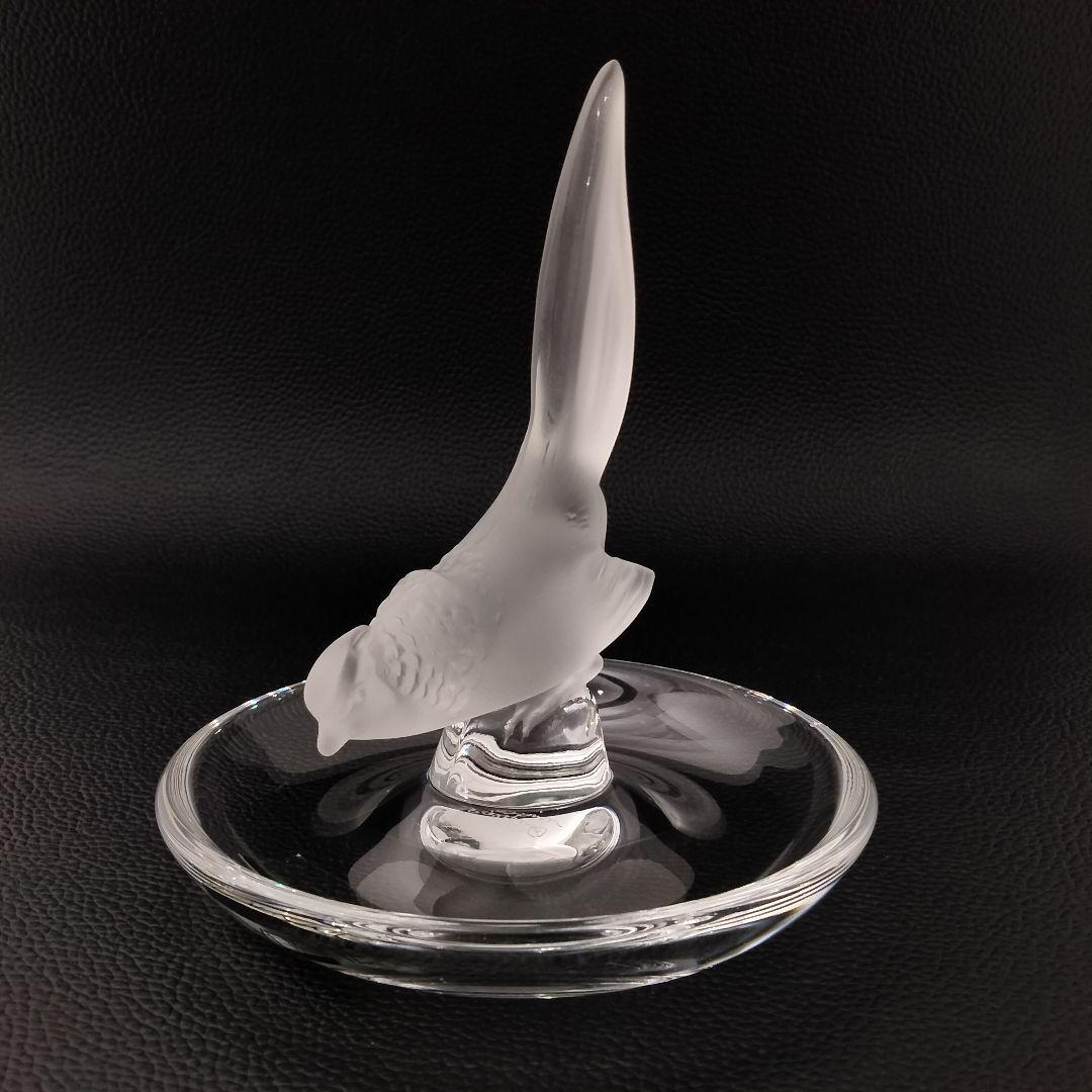 T346 ラリック フザン ピントレイ キジ 鳥 バード 直径10㎝ 小物入れ