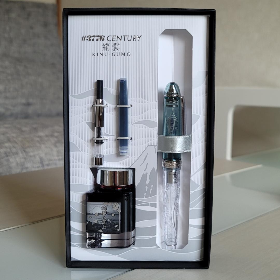 PLATINUM 万年筆 #3776 絹雲 富士雲景 限定セット 新品未使用