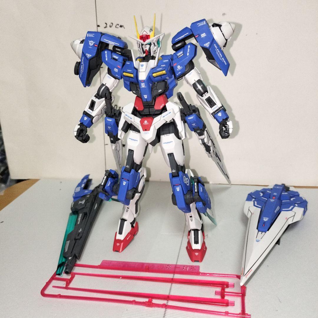 MG 1/100 ダブルオーガンダム セブンソードG 塗装完成品 ガンプラ