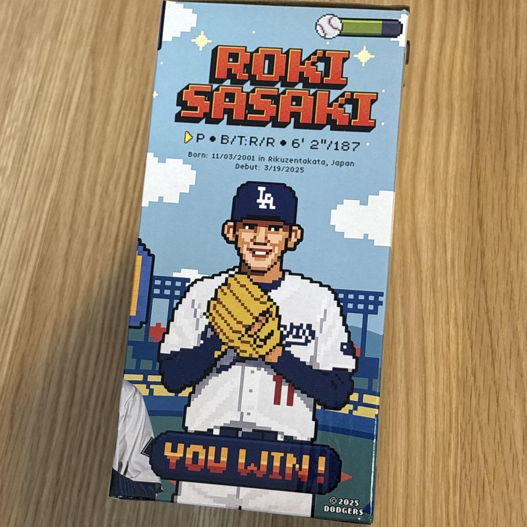★佐々木朗希★ボブルヘッド　ドジャース
