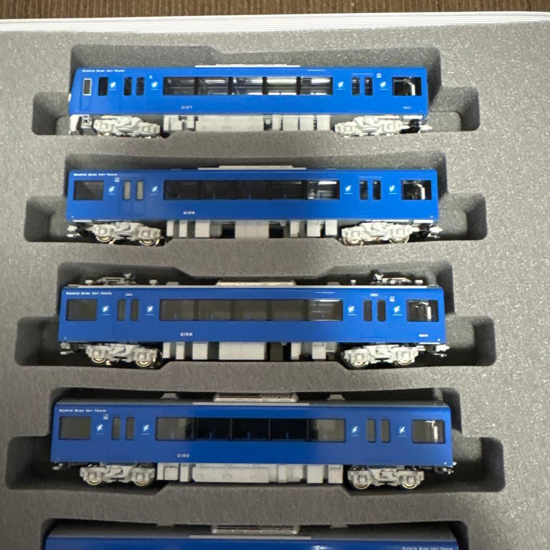 【未使用美品純正室内灯付】 KATO 京急2100形ブルースカイトレイン 8両
