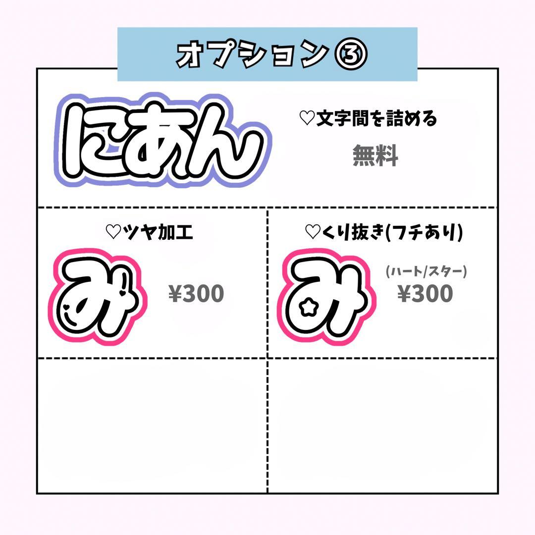 7ページ♡ネームボード うちわ文字 連結文字パネル オーダー