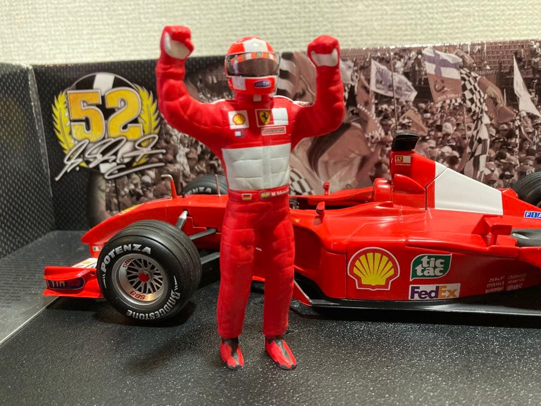 Ferrari F-2001 1:18 •’シューマッハ 通算52回のGP優勝」