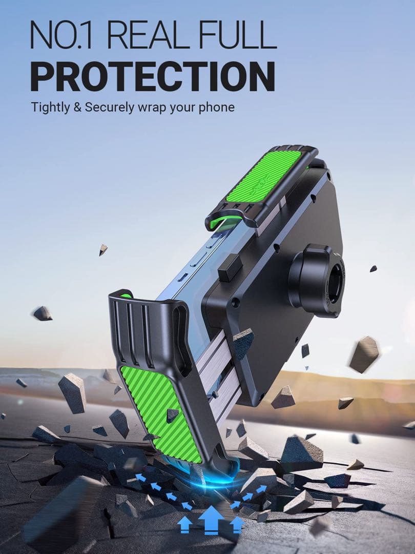 自転車用携帯電話マウント オートバイ用携帯電話マウント バイク電話ホルダー