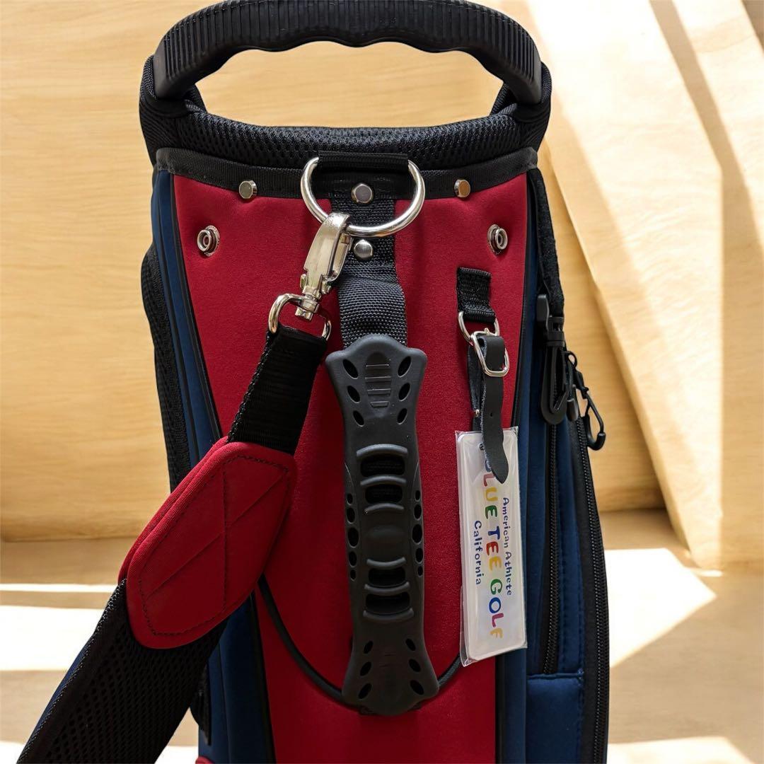 新素材　ブルーティーゴルフ キャディバッグ ストレッチ スタンドキャディバック