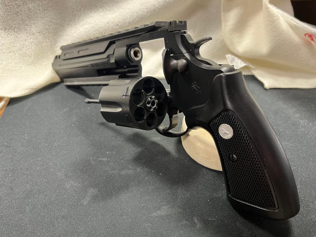 マルシン　アンリミテッドリボルバー（HWブラック）BB弾付き