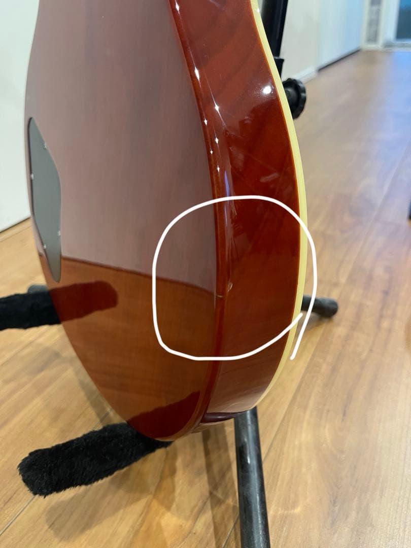 ギブソンバーストレプリカ　美品レスポール3.95kg ハニーバースト　おまけ付き