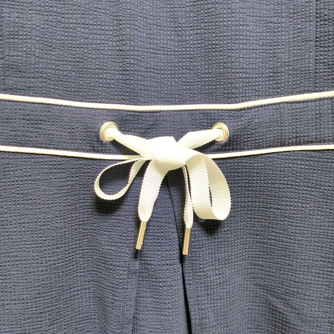 LANVIN ランバンスポール ワンピース ネイビー 38 M