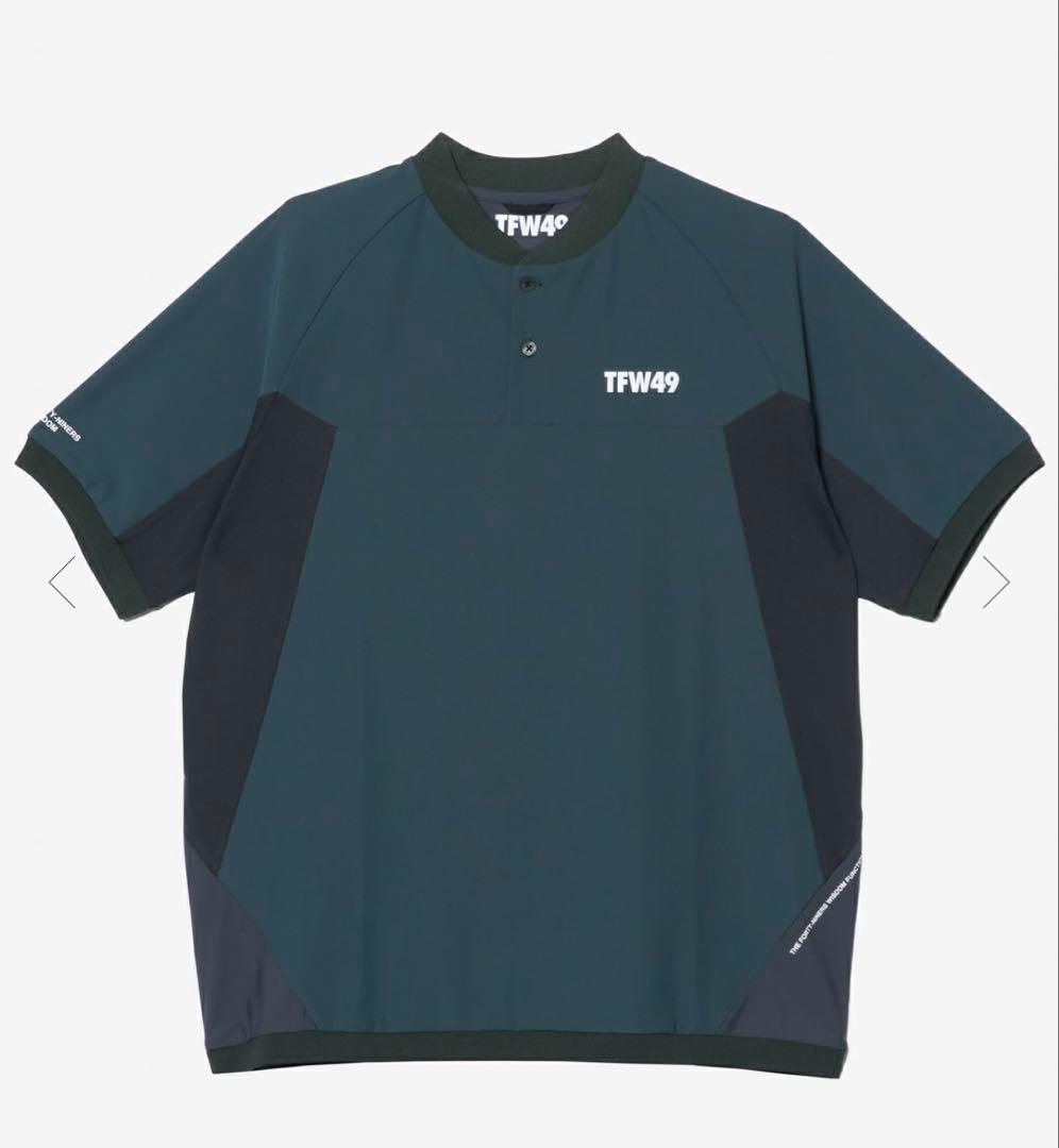 メンズウェア TFW49 25SS NOCOLLAR POLO GREEN L