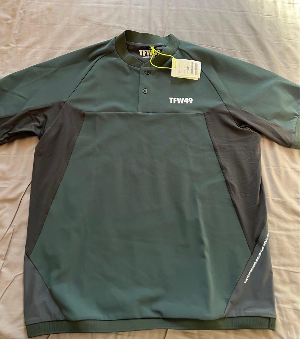メンズウェア TFW49 25SS NOCOLLAR POLO GREEN L