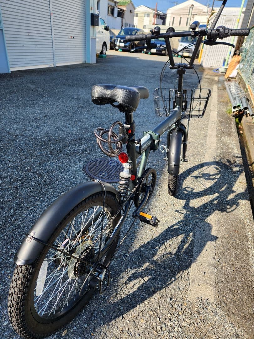 折りたたみ自転車 マイパラスMF208　 付属品付き