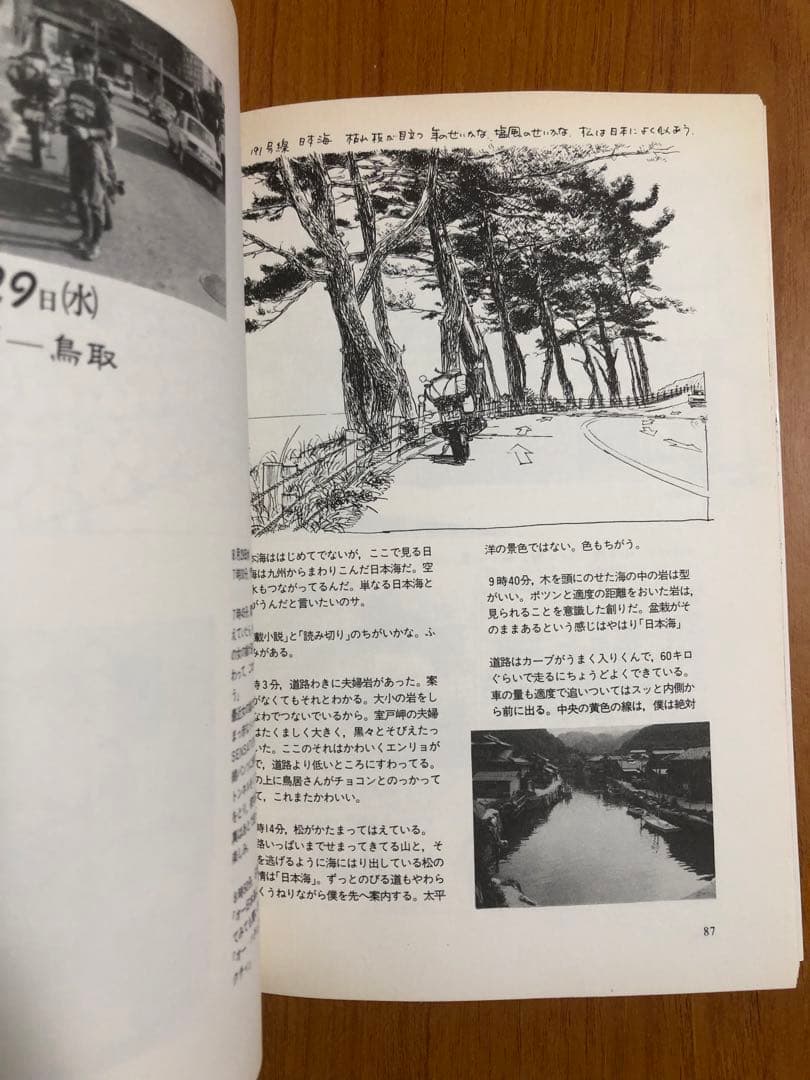 ぼくとバイクの二人ごと 日本一周ツーリング 摺本好作スケッチ集