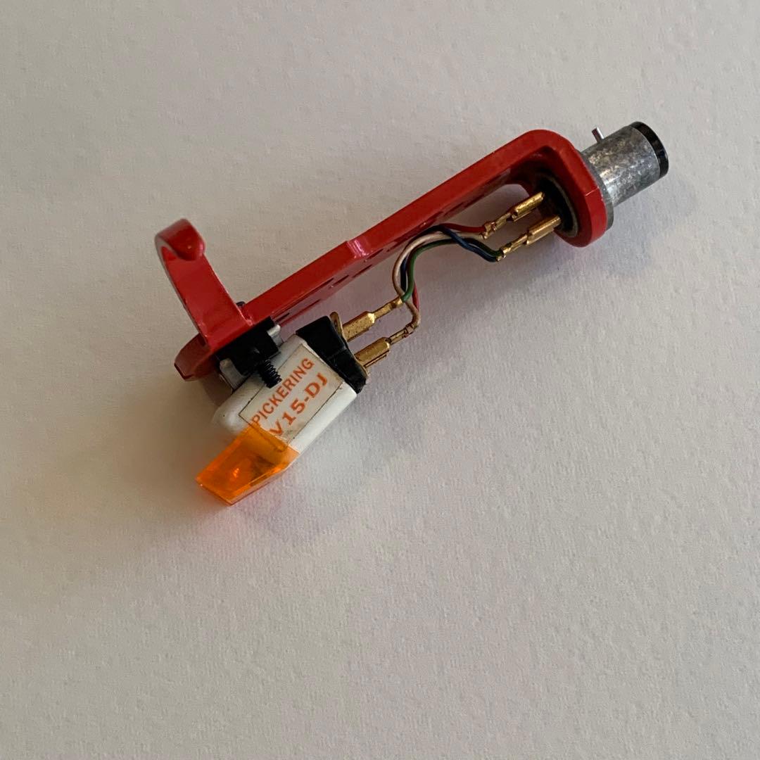 TECHNICS PICKERING ヘッドシェル カートリッジ レッド