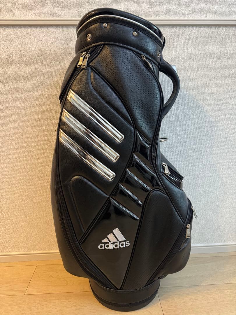 adidas ブラック キャディバッグ