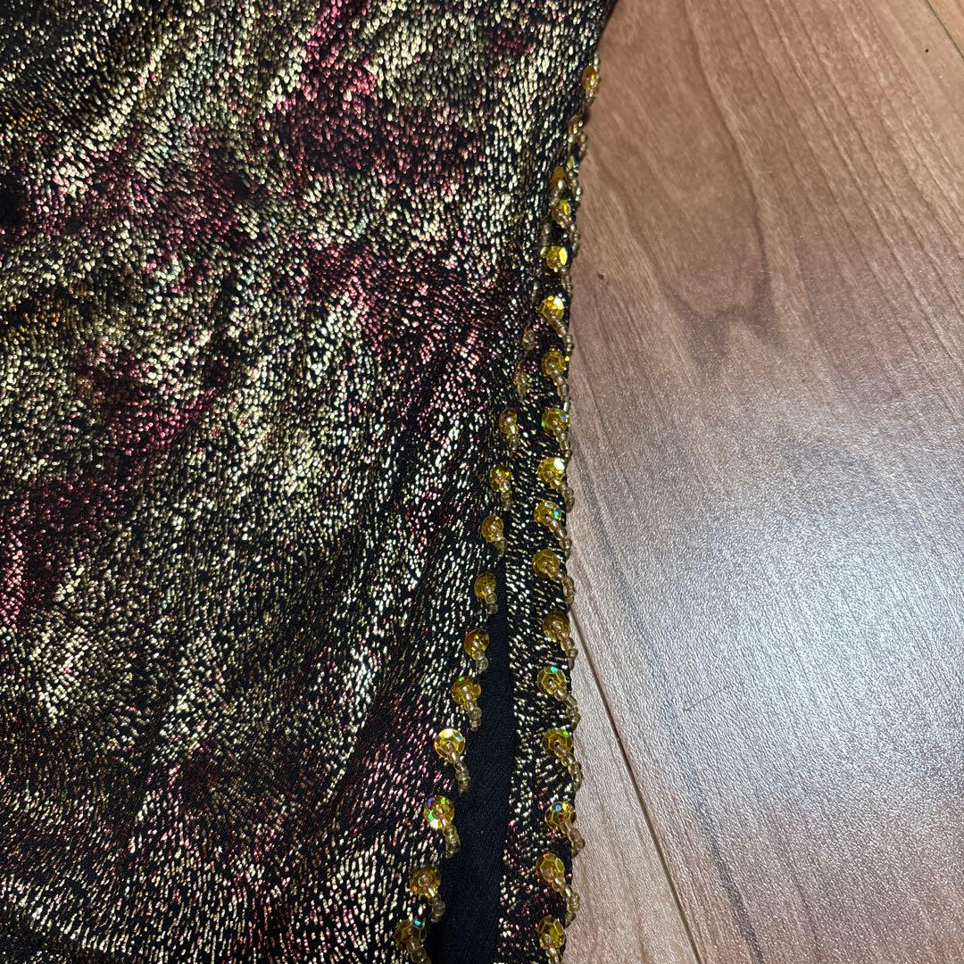 ベリーダンス衣装　黒✖️ゴールド✖️ピンク