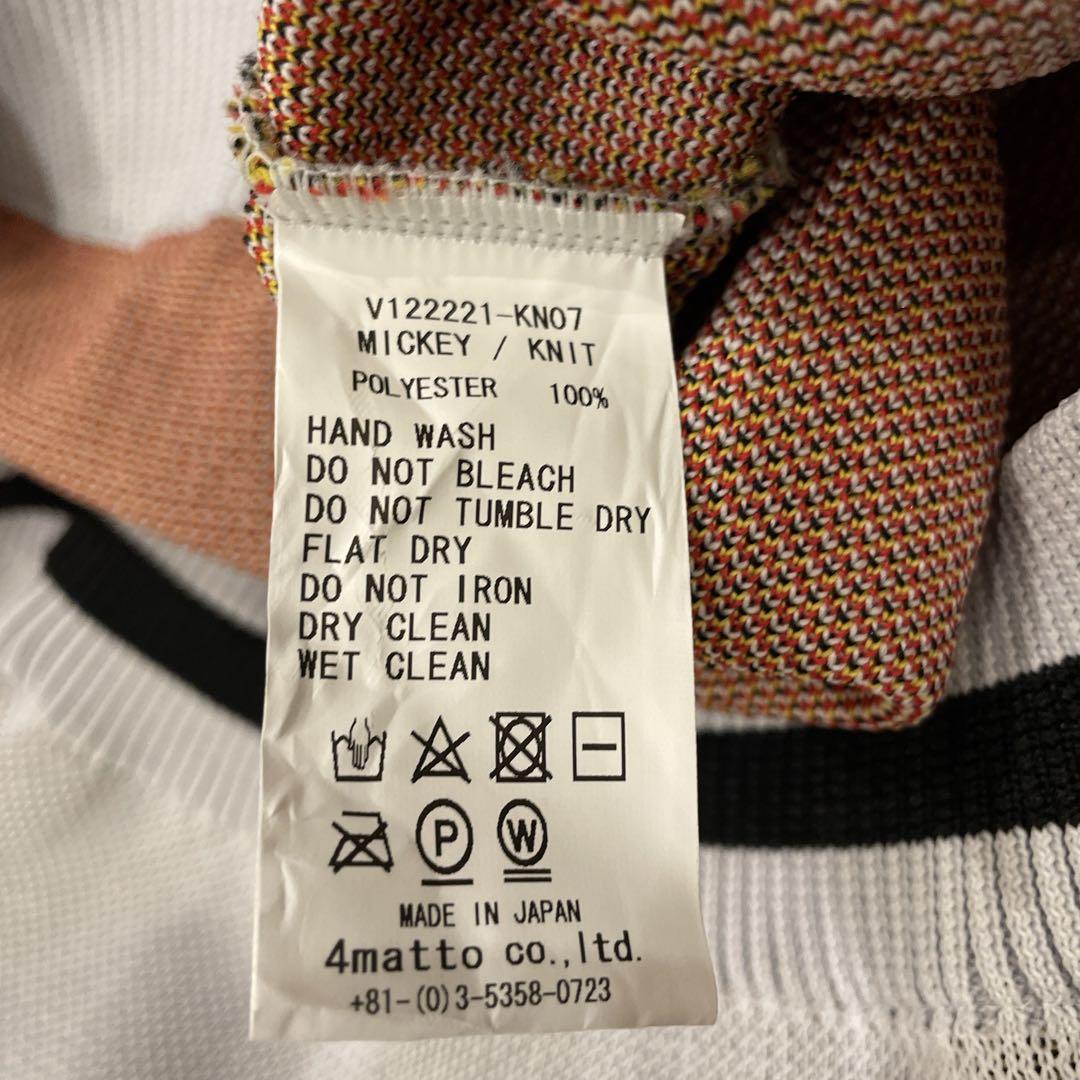 V12 ニット　ミッキー　コラボ　ディズニー