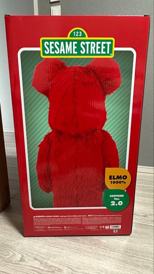 ぬいぐるみ・マスコット BE@RBRICK ELMO Costume Ver. 2.0 1000%