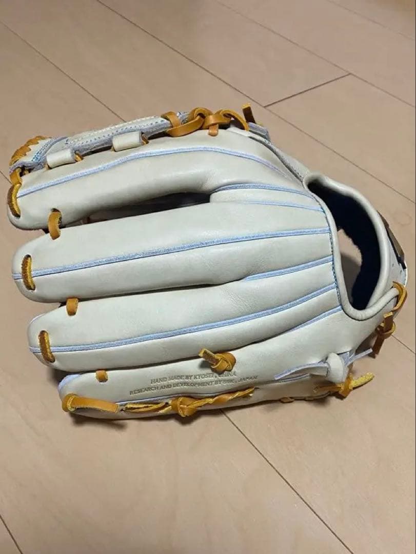 【108】硬式用グラブ 内野手用 プロエッジ（SSK）右投げ　キャメル