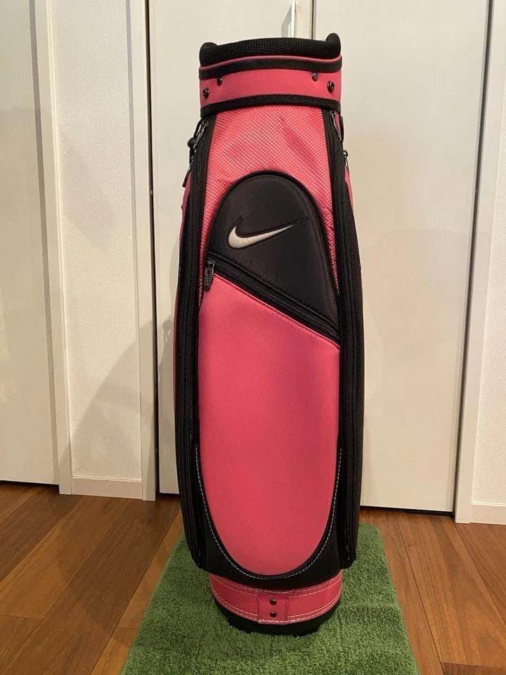 ナイキ レディース ピンク 軽量 ゴルフバッグ カート キャディバッグ レア