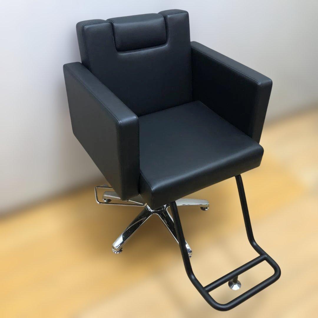 美品 バックシャンプー用 油圧昇降 ブラック 美容室 ヘッドスパ 112930