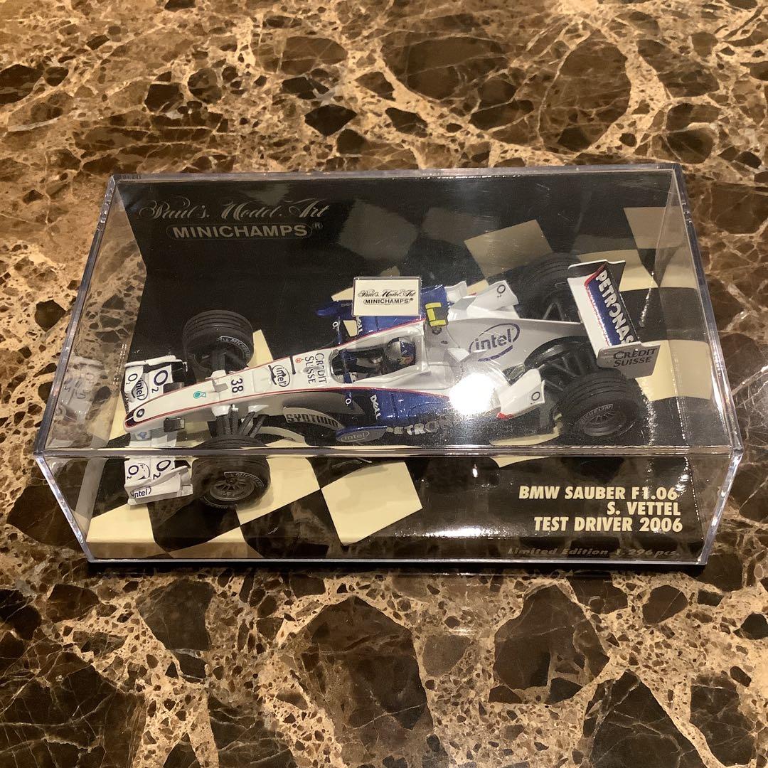 ミニチャンプス F1 1/43 ザウバー ベッテル テストドライバー