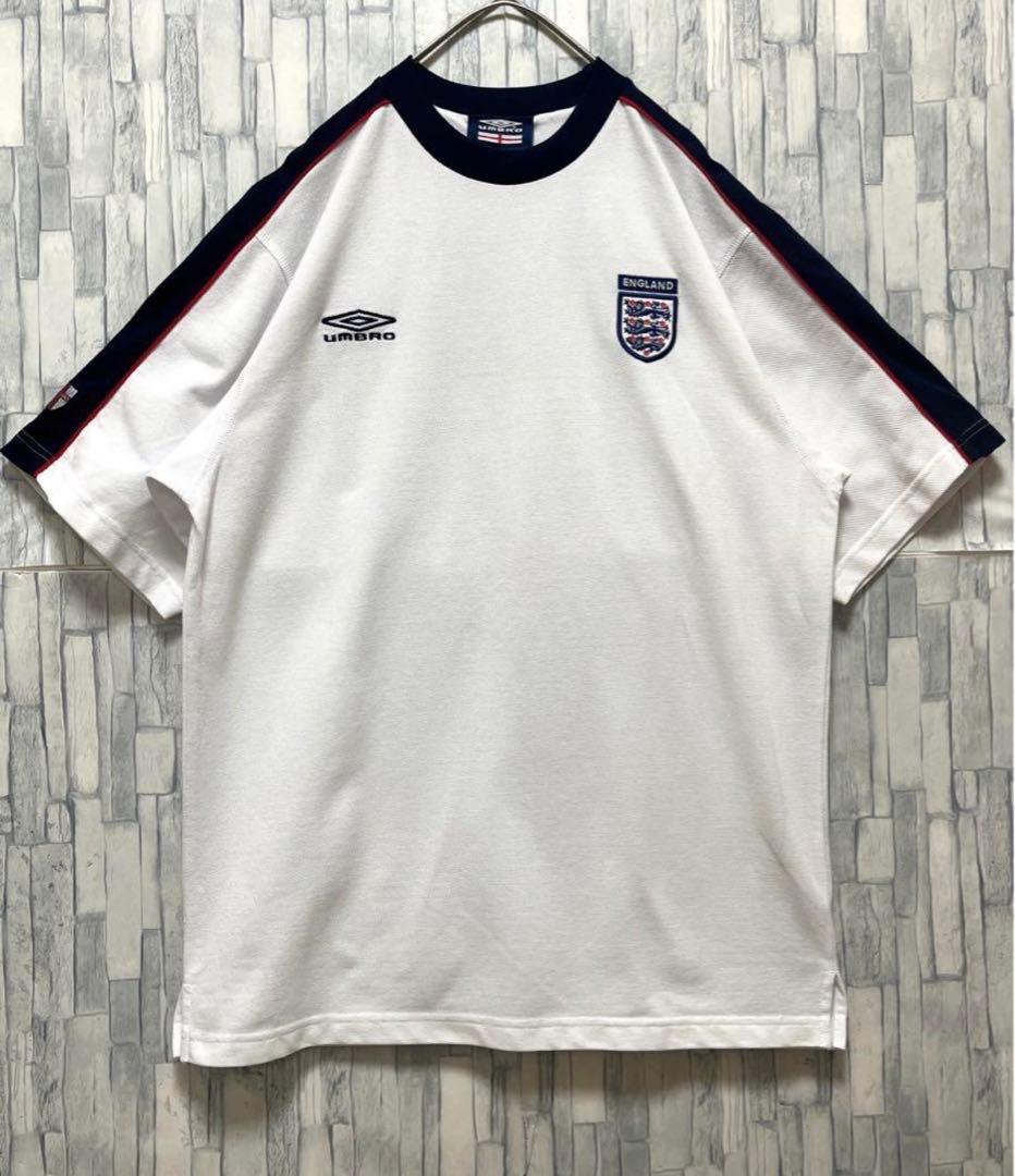 アンブロ オーウェン イングランド代表 リンガーTシャツ ゲームシャツ L 刺繍