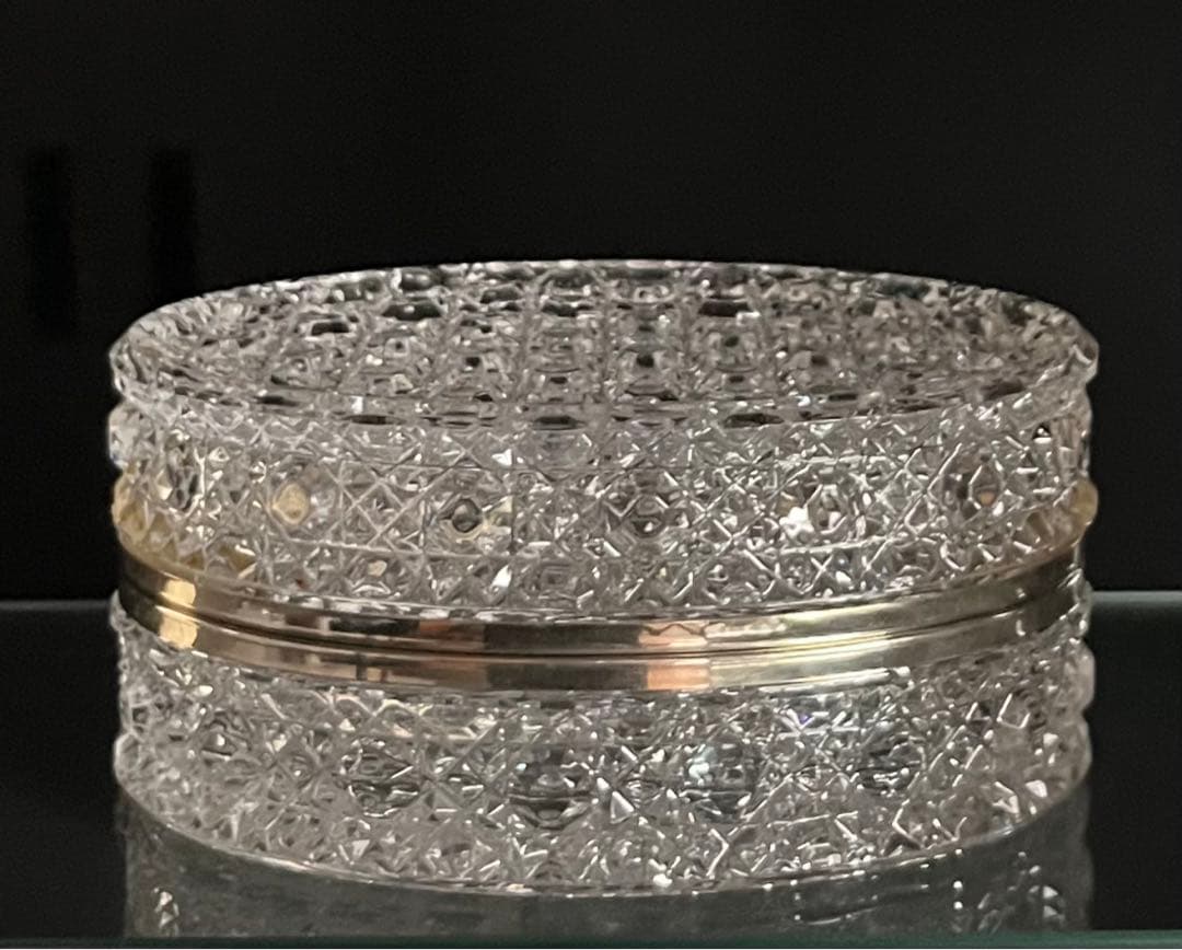 Baccarat バカラ/※1kgオーバー 大型 ジュエリーボックス　ディアマン