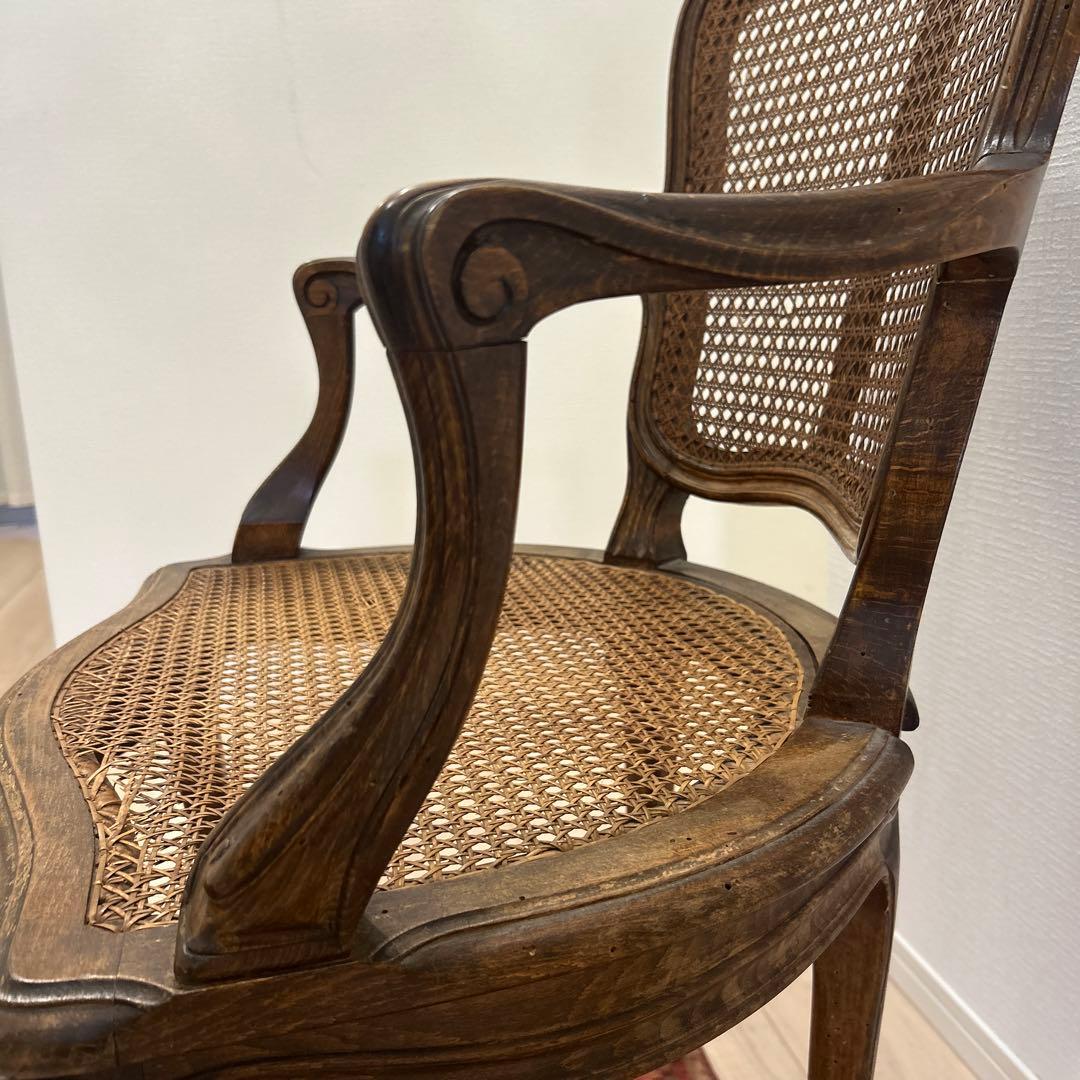 フランスアンティーク　クラシック木製ダイニングチェア