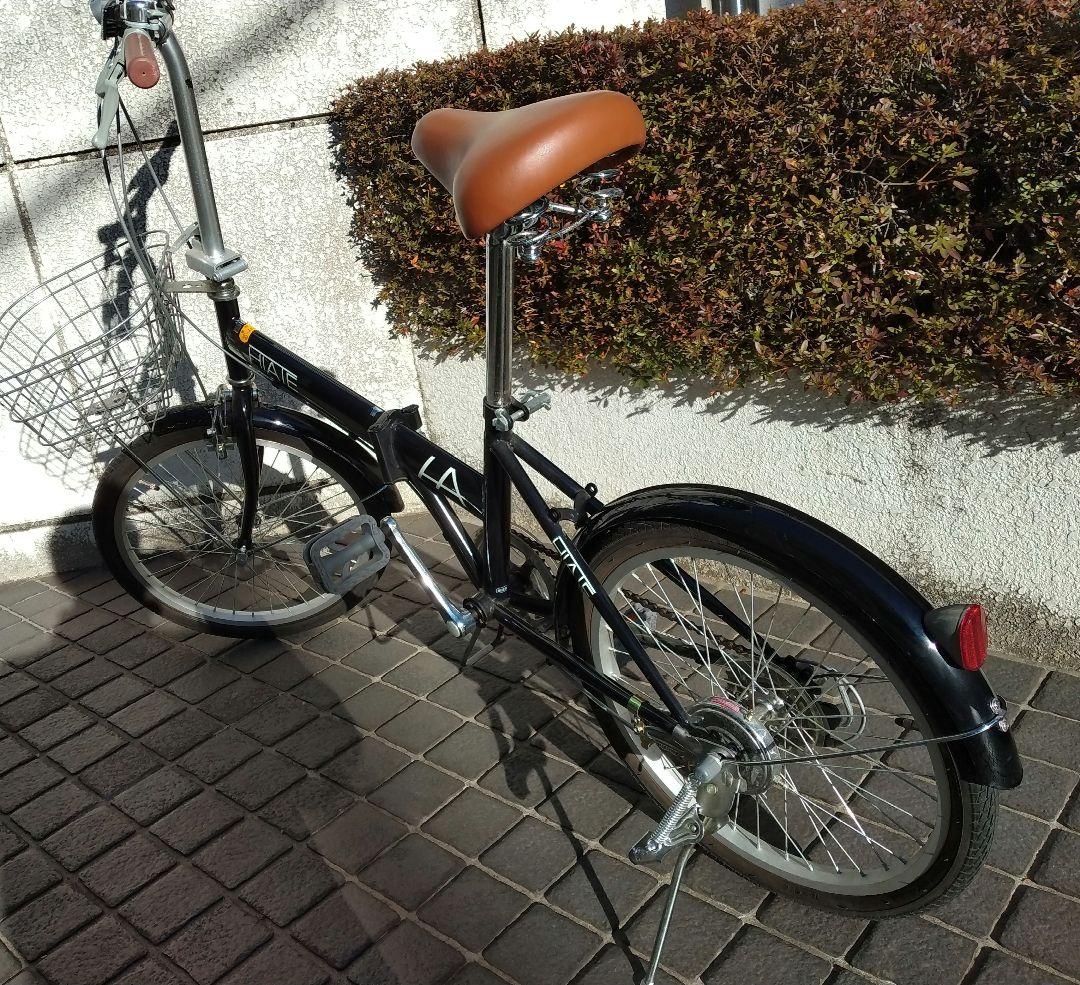 HIATE折りたたみ自転車 黒