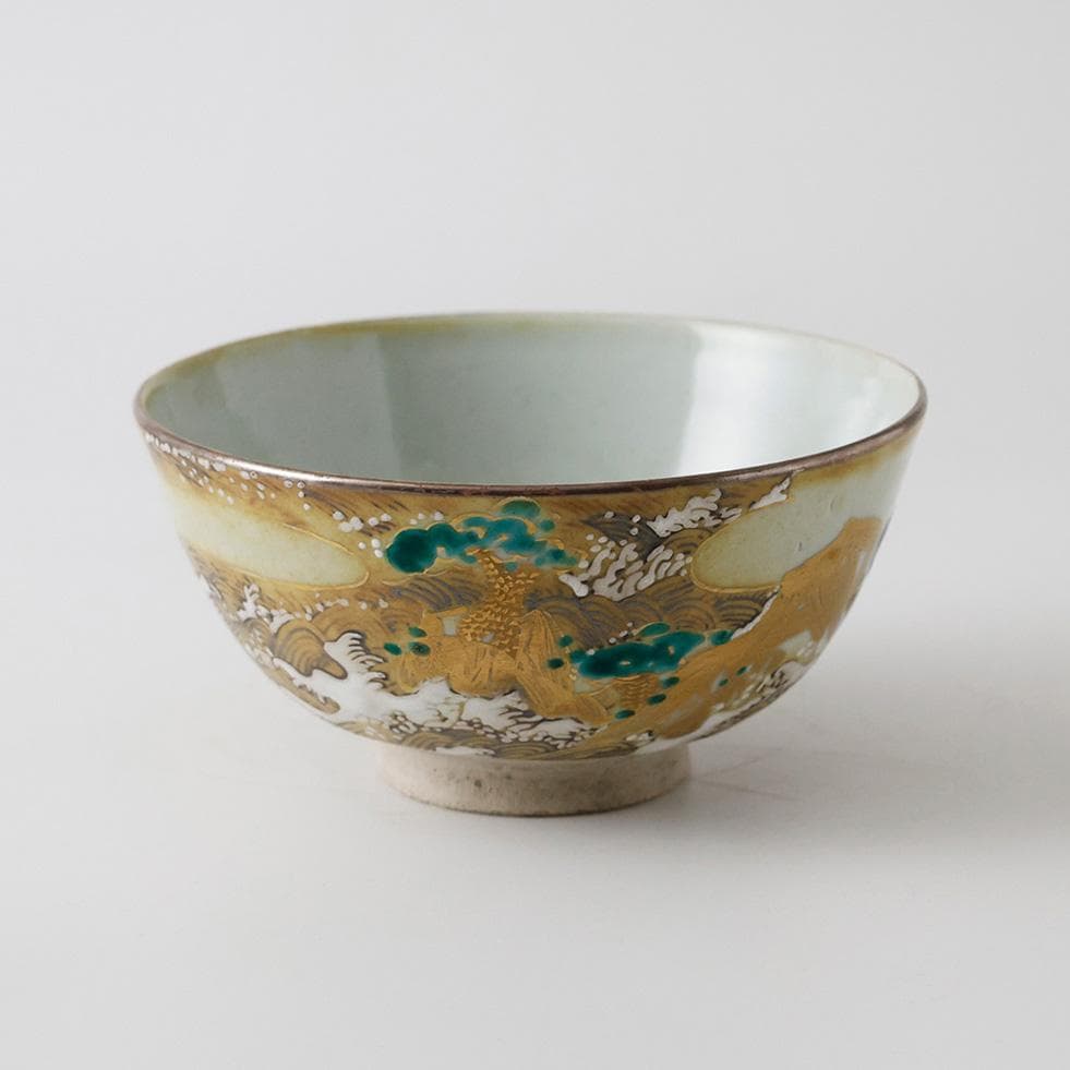 十二代永楽善五郎(永楽和全) 幕末明治期の京焼の大家 色絵金彩 松祷文 菓子鉢