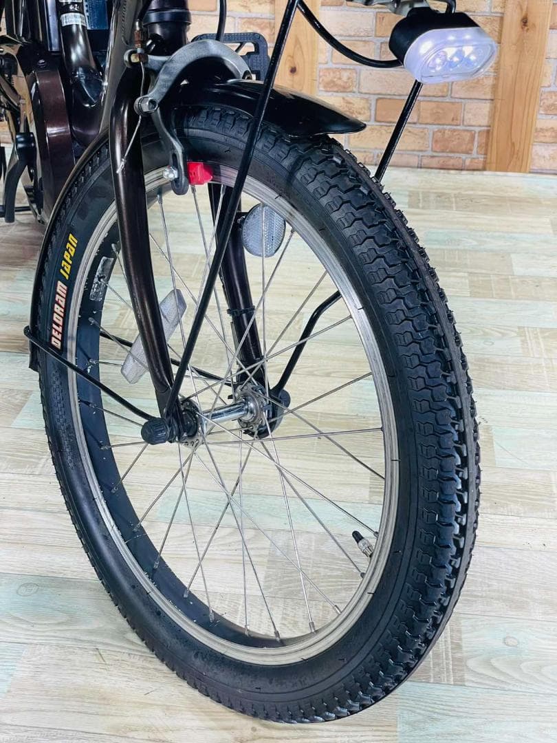 特価 ヤマハ 最高級バビー ブラウン 子供乗せ電動アシスト自転車 H1878