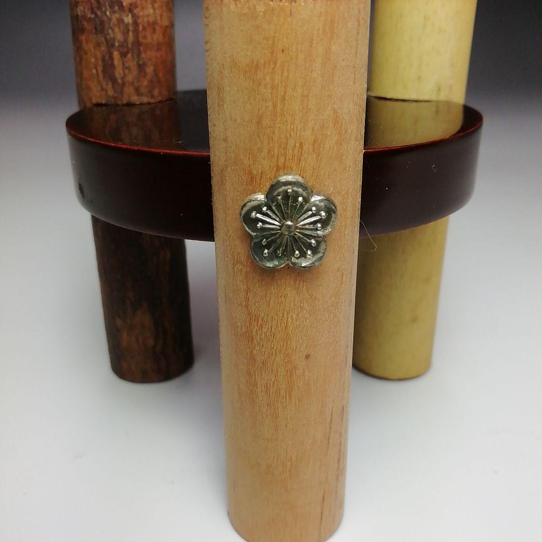 Ｓ３２４　蓋置　『松竹梅』『平安　伊藤表正作』『木製』　共箱　茶道具