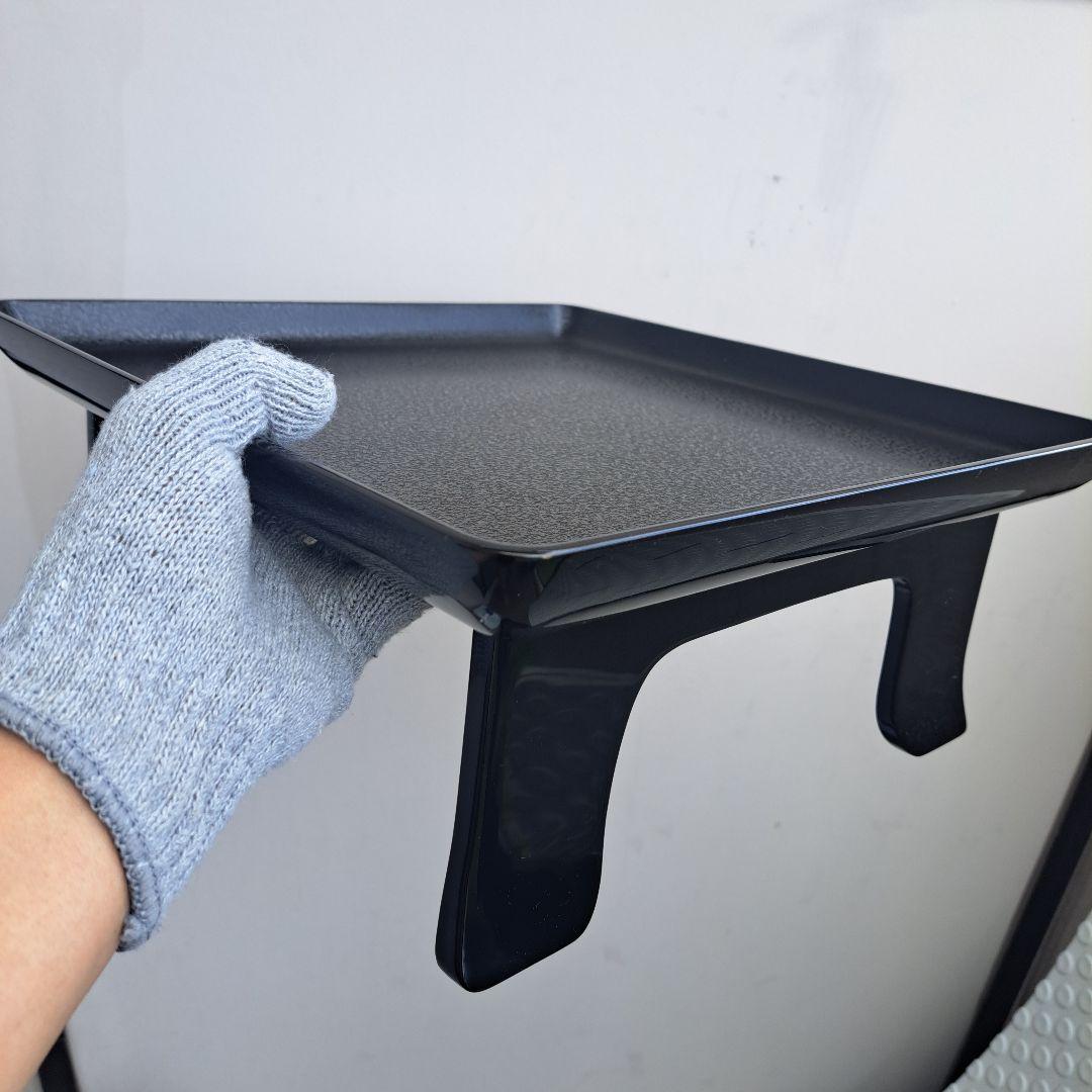 【輪島塗　(黒)石目乾漆　会席膳×5客】大極上本堅地　大雅堂　バラ売り相談可