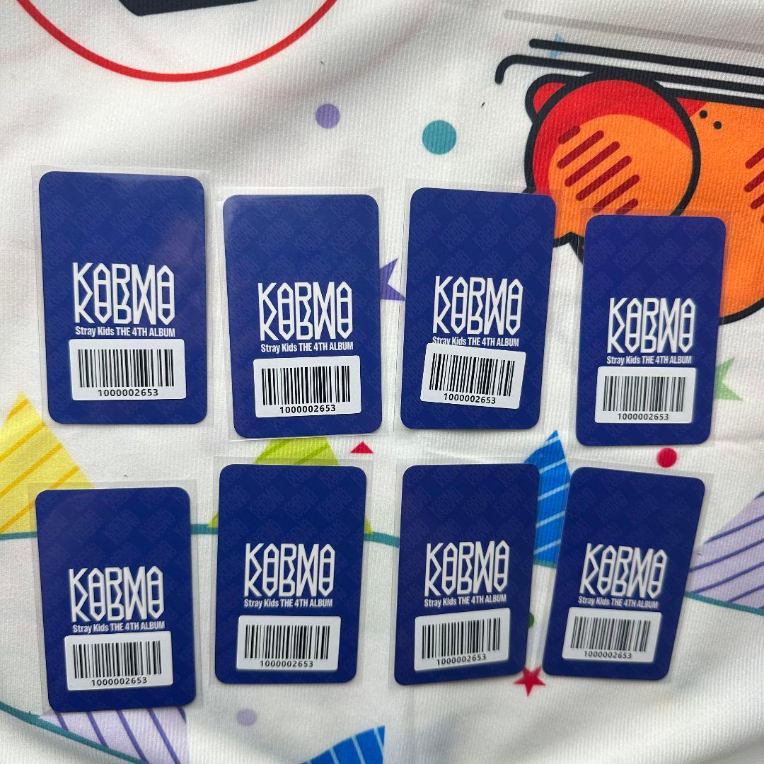 Stray Kids スキズ KARMA FANS リスパ トレカ 8枚