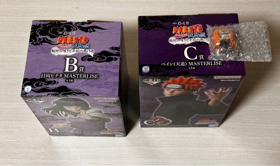 一番くじ ナルト 疾風伝 輪廻の嘆きと平和の懸け橋　B賞、C賞　おまけ付き