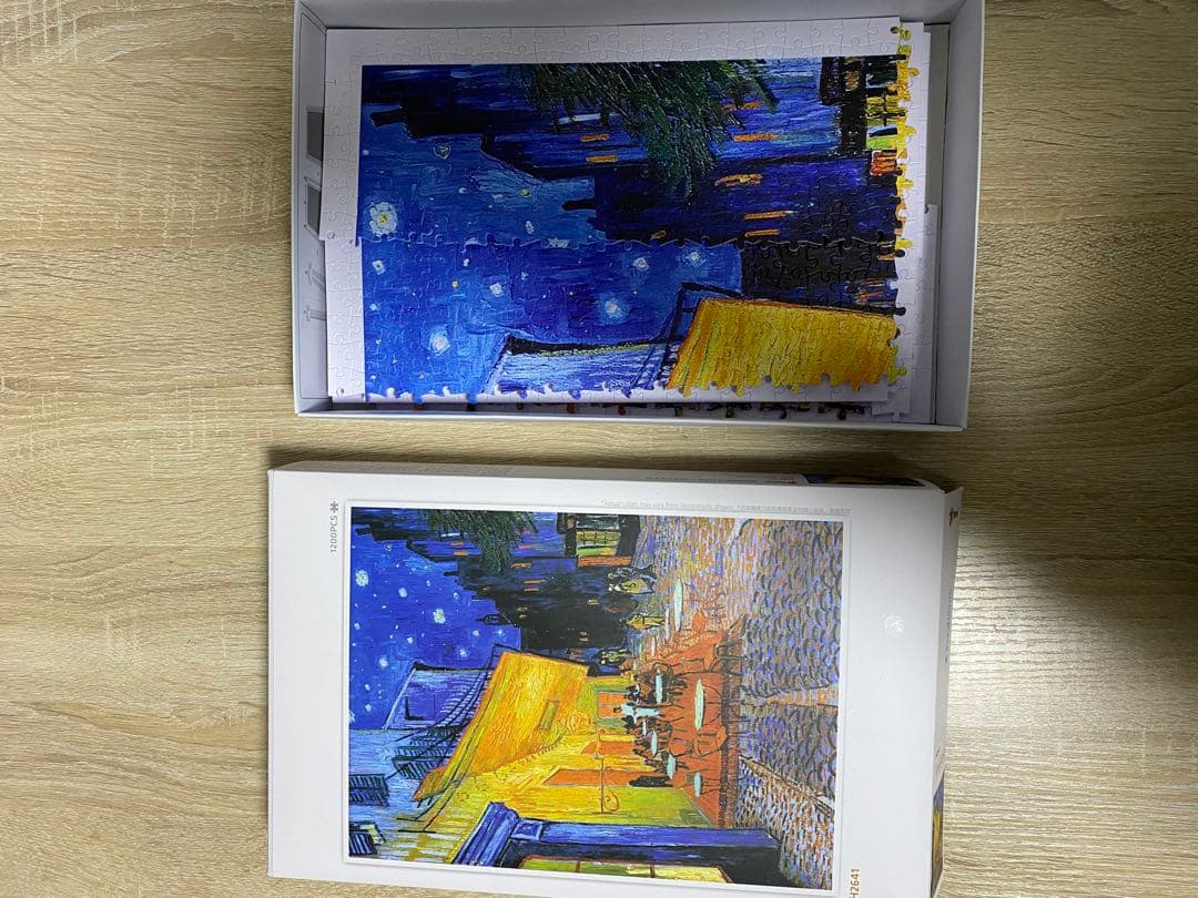 完成済み1,200ピース　ジグゾーパズル