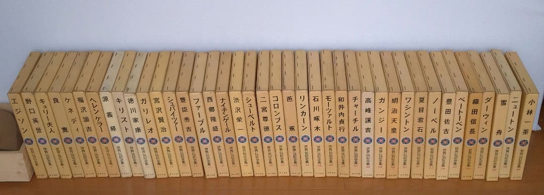 【昭和レトロ 全巻セット】世界伝記全集 1～40巻 ポプラ社