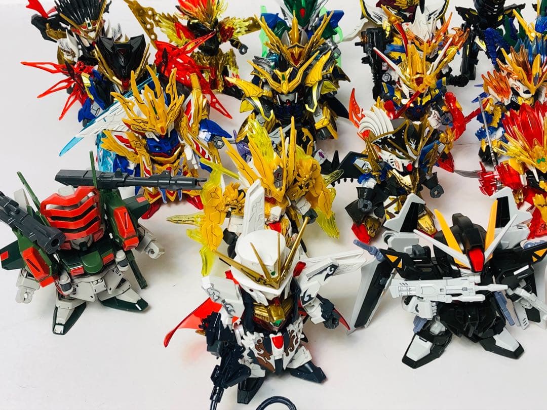 SDガンダム プラモデル 完成品 28体 まとめて BB戦士 戦国伝 ジャンク