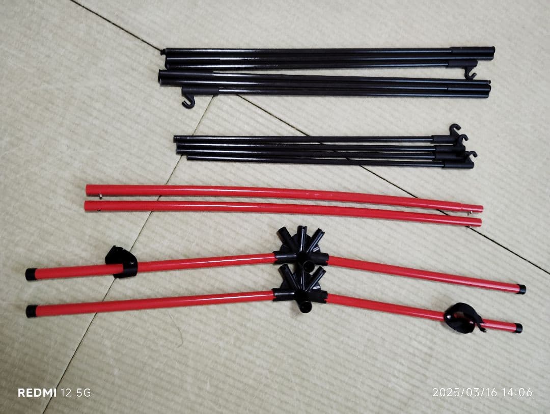 FIELD FORCE ネット＆トスマシン 折りたたみ式 赤白