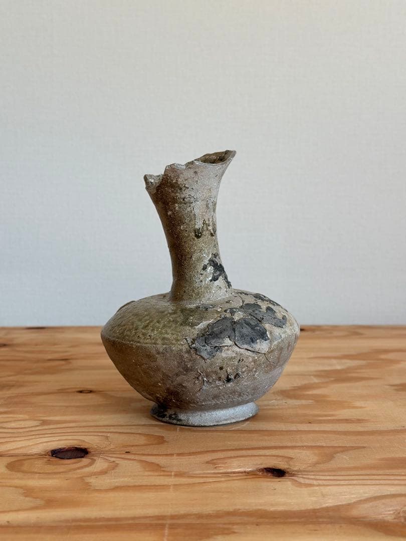 須恵器長頸壷 ［奈良時代］猿投 平安 考古 古美術 骨董